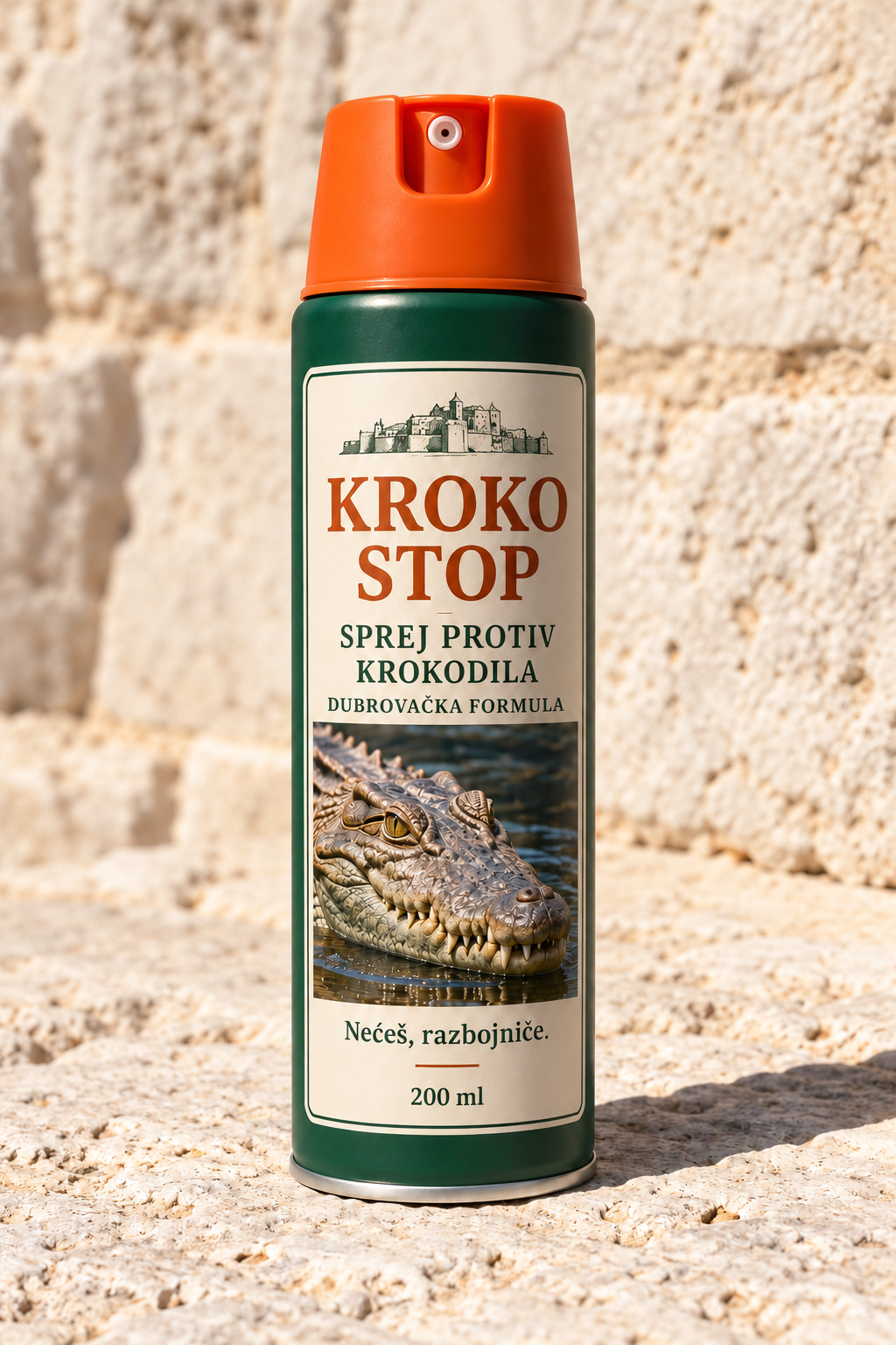 Kroko Stop. Sprej protiv krokodila.